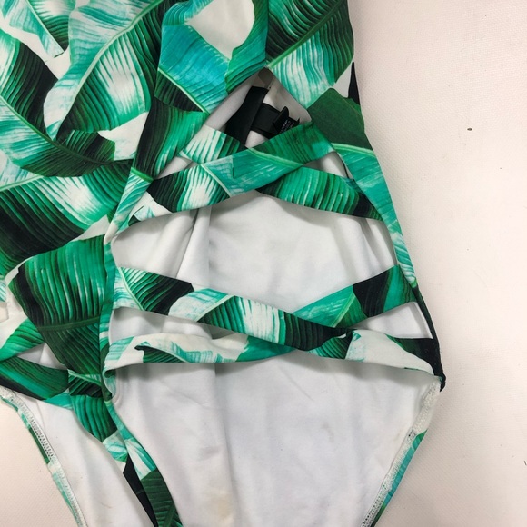 Pacsun One piece Green Bathing suit size L - Picture 5 of 8